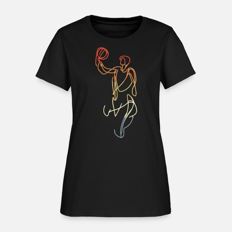 Vintage Basketballer Sketch