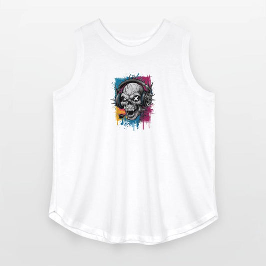 Vintage Hip Hop Rapper-Inspired Spiked Skull Head
