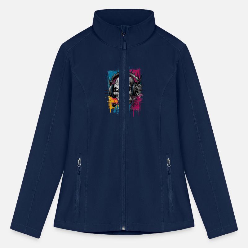 Vintage Hip Hop Rapper-Inspired Spiked Skull Head