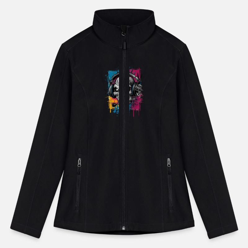 Vintage Hip Hop Rapper-Inspired Spiked Skull Head