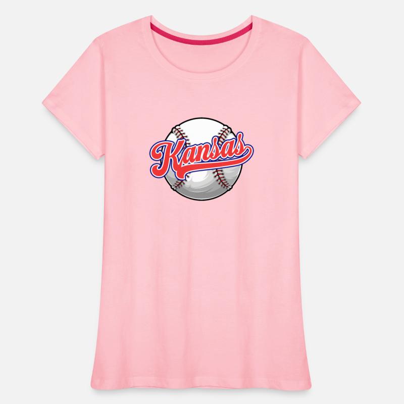 Vintage Kansas Baseball Distressed Baseball Funny