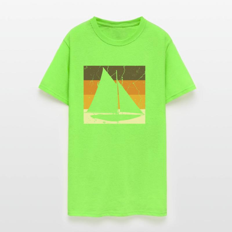 Vintage Sailboat Boat Ship Sailor Yacht Sailing