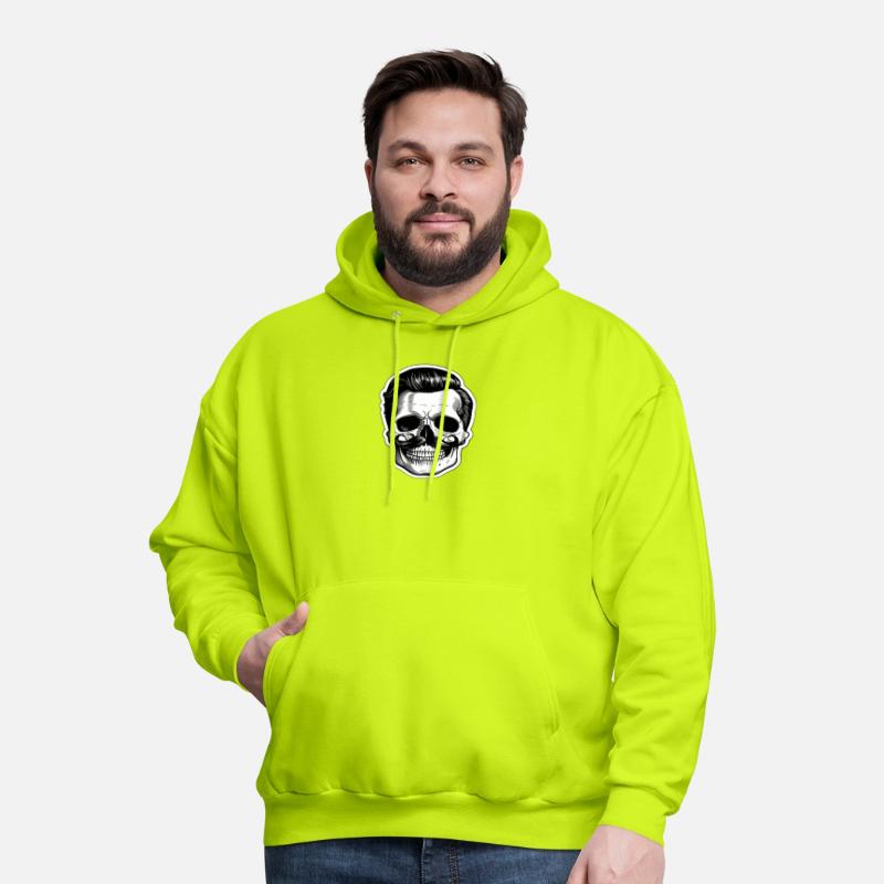 Vintage Skull with Retro Mustache