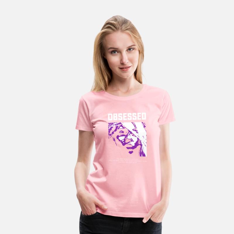 Vintage Streetwear OBSESSED Purple Girlfriend Grap