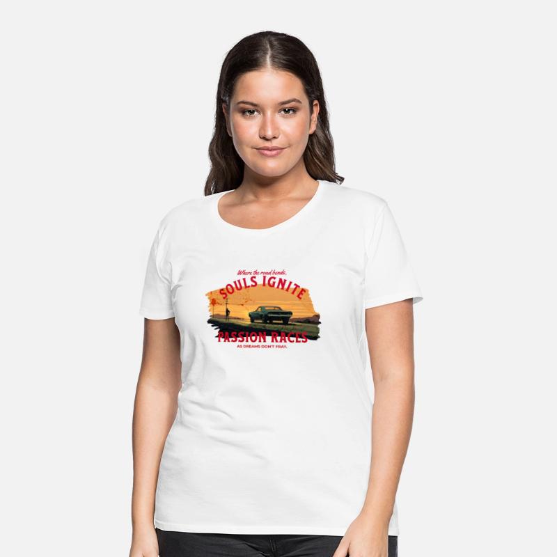 Vintage T-Shirt - 1965 Mustang Desert Journey, Art
