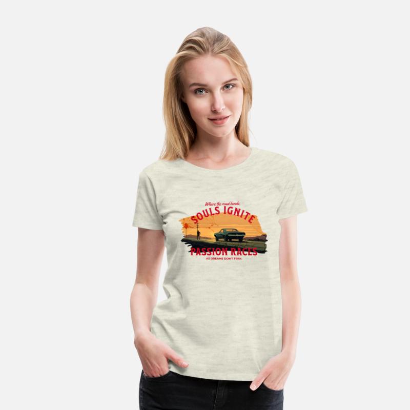 Vintage T-Shirt - 1965 Mustang Desert Journey, Art