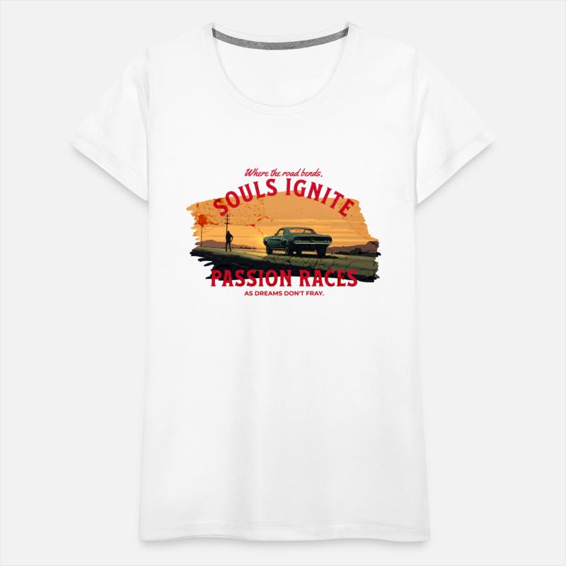 Vintage T-Shirt - 1965 Mustang Desert Journey, Art