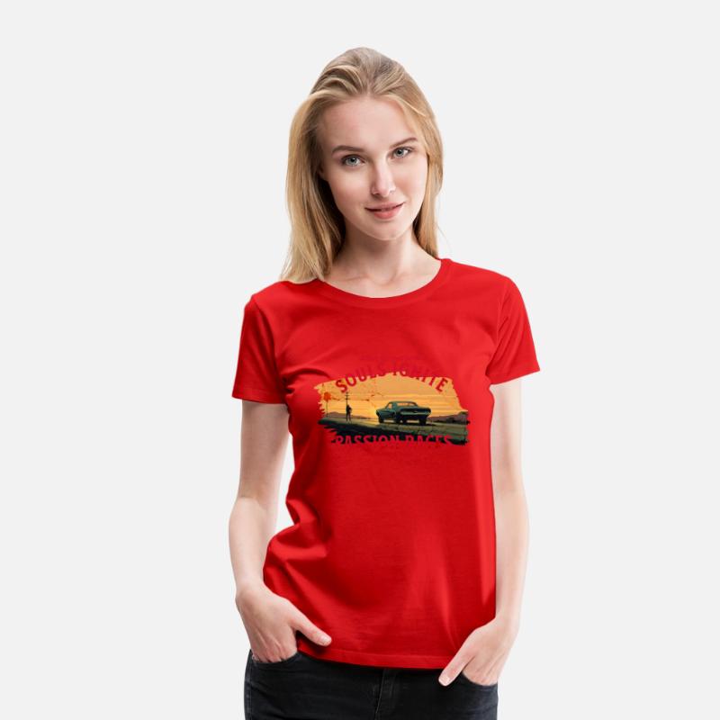 Vintage T-Shirt - 1965 Mustang Desert Journey, Art