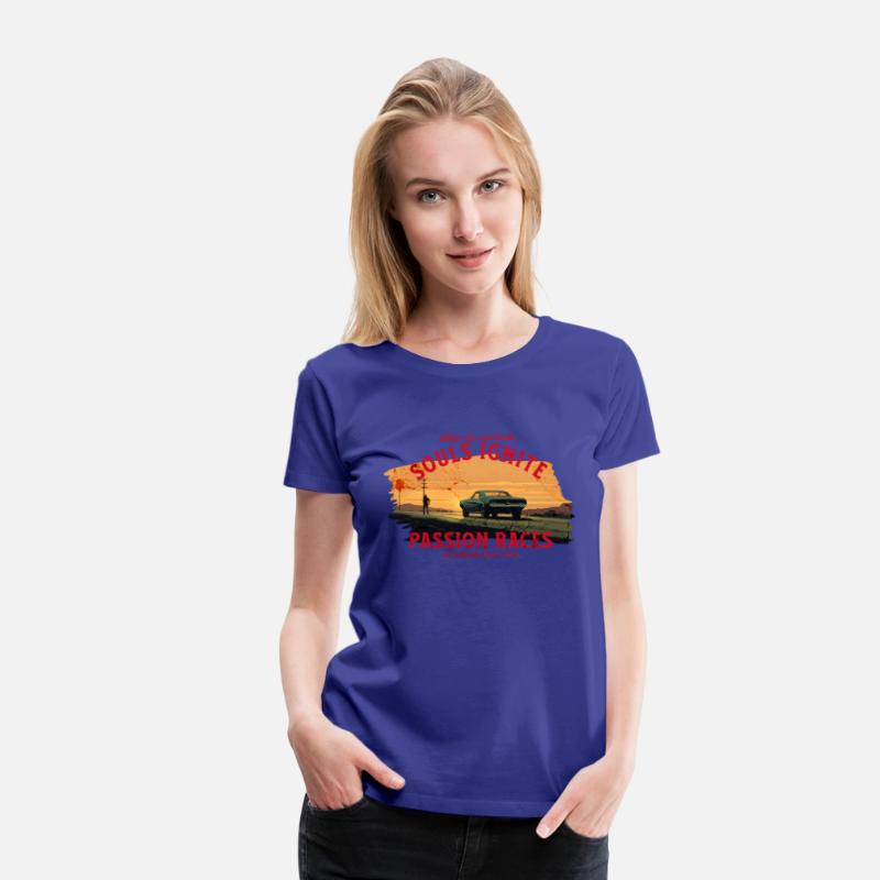 Vintage T-Shirt - 1965 Mustang Desert Journey, Art