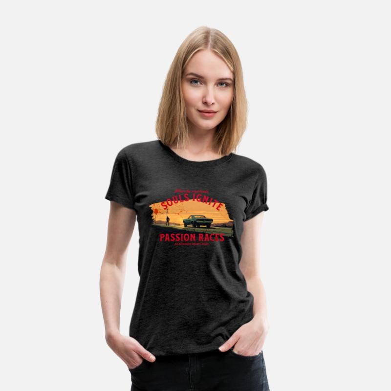 Vintage T-Shirt - 1965 Mustang Desert Journey, Art