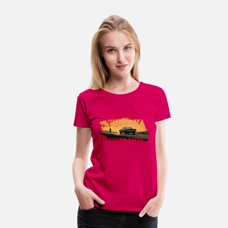 Vintage T-Shirt - 1965 Mustang Desert Journey, Art