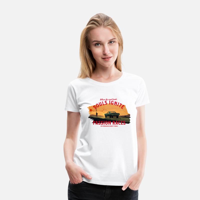 Vintage T-Shirt - 1965 Mustang Desert Journey, Art