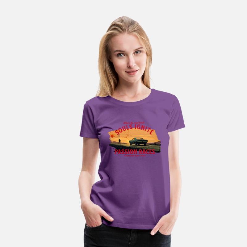 Vintage T-Shirt - 1965 Mustang Desert Journey, Art