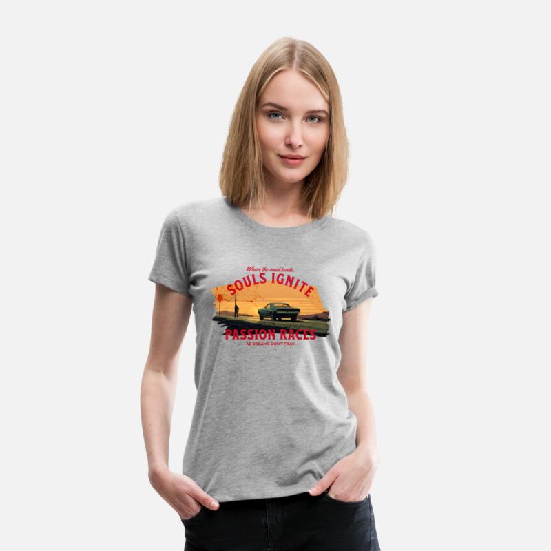 Vintage T-Shirt - 1965 Mustang Desert Journey, Art