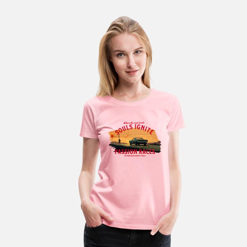 Vintage T-Shirt - 1965 Mustang Desert Journey, Art