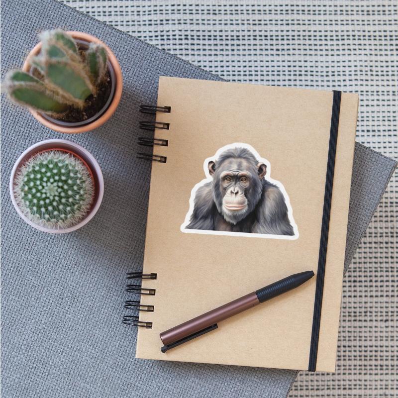 Watercolor chimpanzee monkey painting art