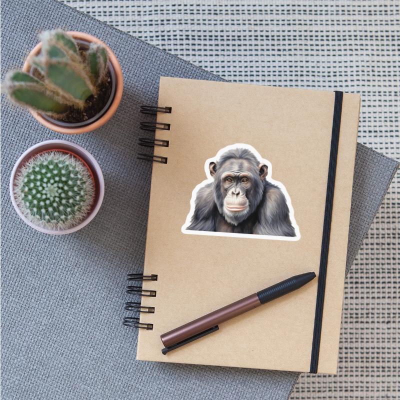 Watercolor chimpanzee monkey painting art