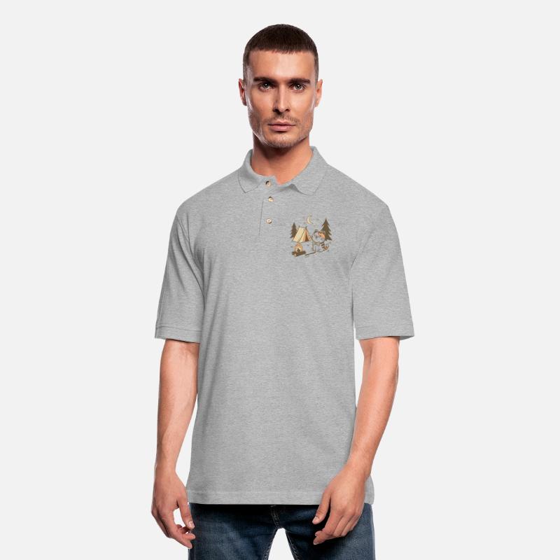 Whimsical Cat Camping Scene Design