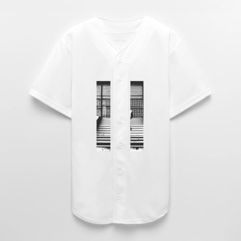 White Cat in Hoodie Standing on the Steps - Street