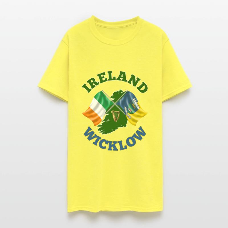 Wicklow Ireland Irish Flag and County Flag