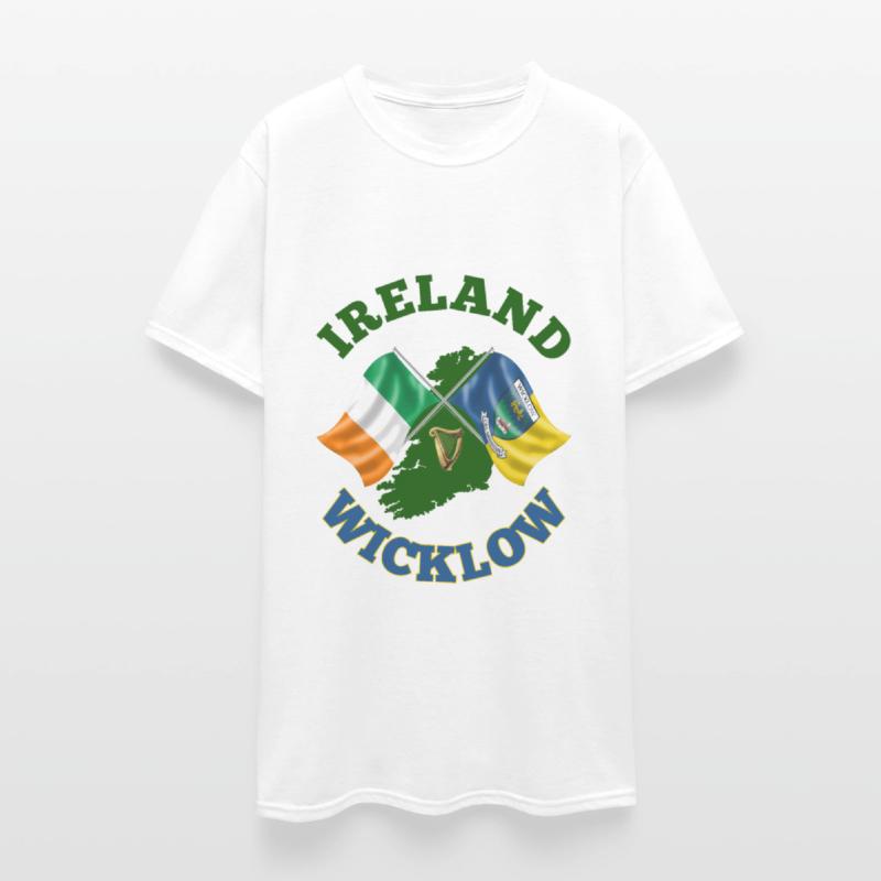 Wicklow Ireland Irish Flag and County Flag