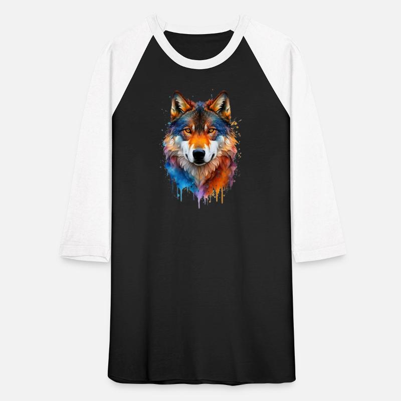 Wild Elegance: Dog and Wolf in Vibrant Hues