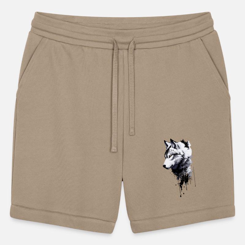 Wolf white and black