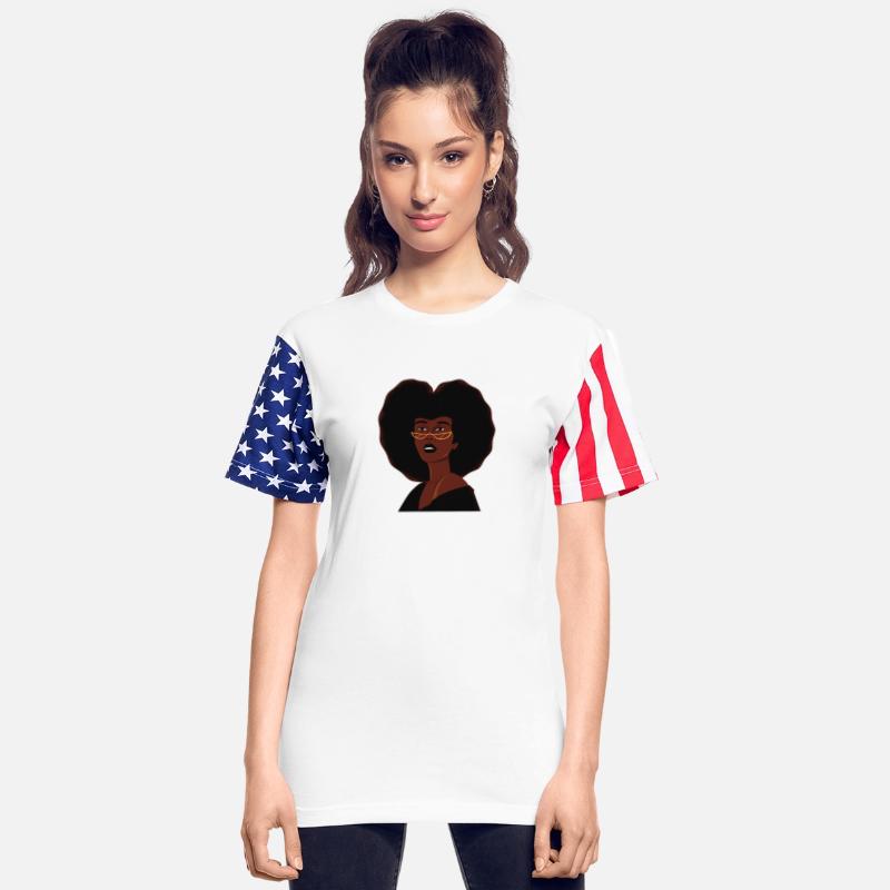 Women's Black History Month Afro Word Art