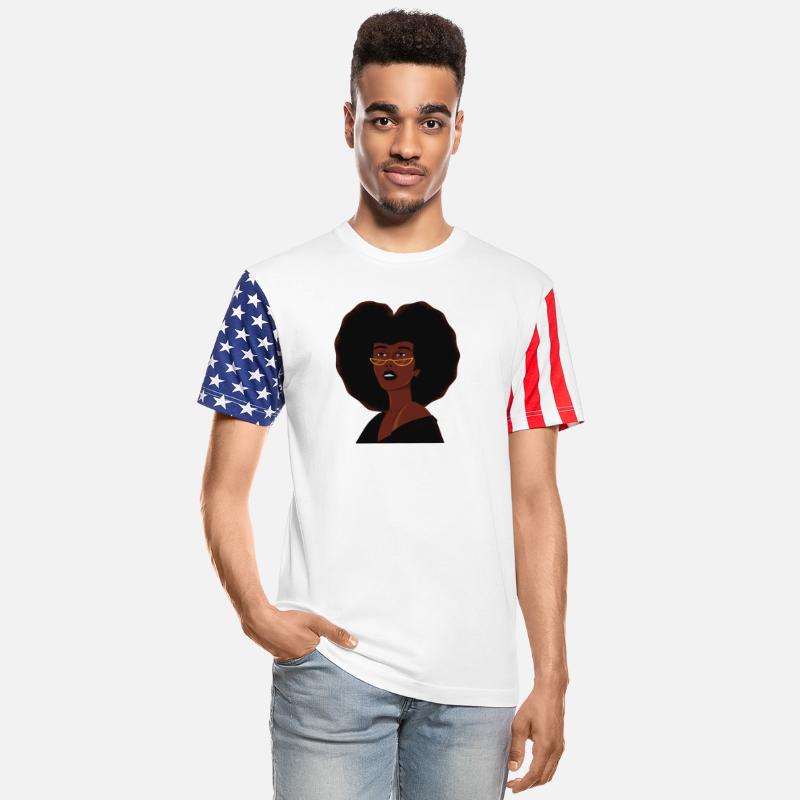 Women's Black History Month Afro Word Art