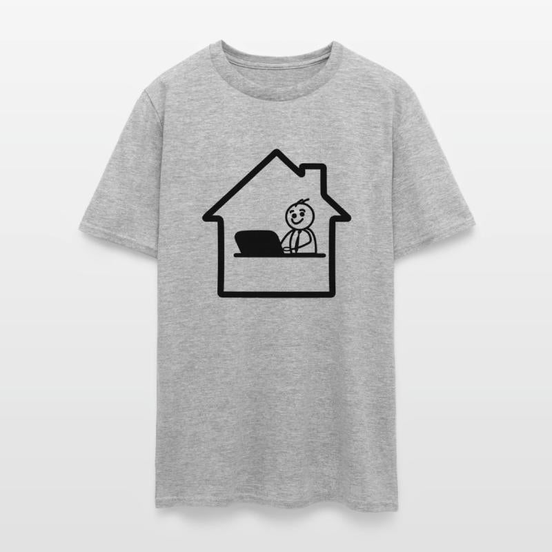 Work at home simple logo