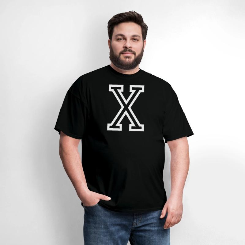 X Straight Edge X (hollow white version)