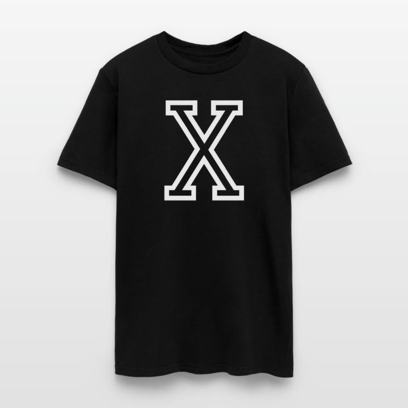 X Straight Edge X (hollow white version)