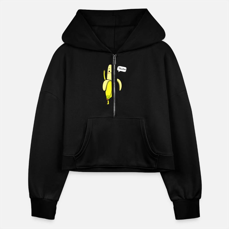 Yellow Fruit Says Hello Funny Banana Greeting Cute