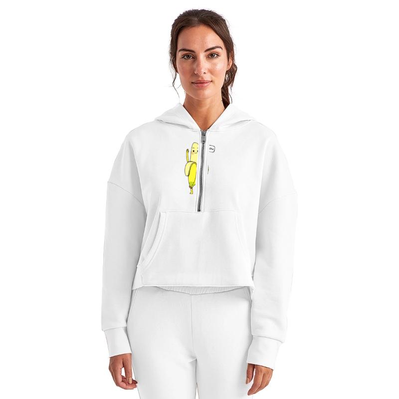 Yellow Fruit Says Hello Funny Banana Greeting Cute